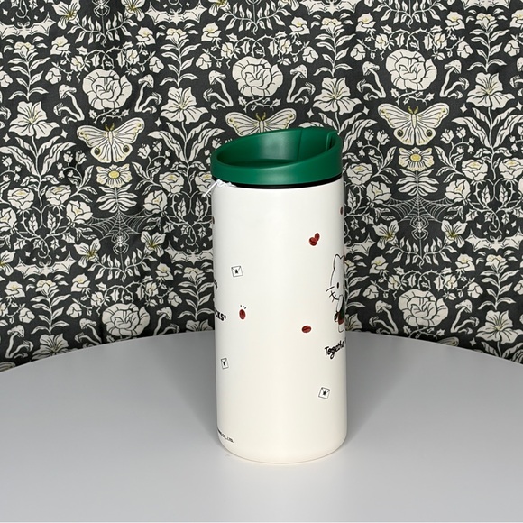 Starbucks x Hello Kitty Tumbler with Green Lid and Hello Kitty Design - Picture 4 of 9